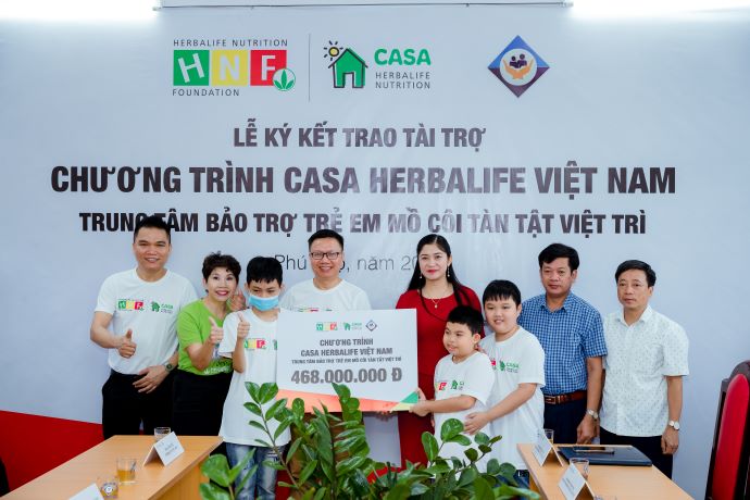 Herbalife Việt Nam hỗ trợ Trung tâm Bảo trợ Trẻ em mồ côi Việt Trì - Ảnh 1.