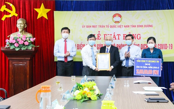 Becamex IDC ủng hộ 25 tỷ đồng chung tay phòng, chống dịch Covid-19 - Ảnh 1.
