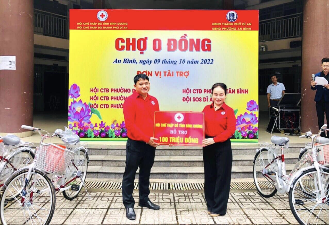 Bình Dương: Hội Chữ thập đỏ Dĩ An (Bình Dương): Tổ chức Phiên “Chợ 0 đồng” lần thứ 34 - Ảnh 3.